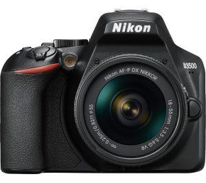 NIKON D3500 DSLR Camera with AF-P DX NIKKOR 18-55 mm f/3.5-5.6G VR Lens